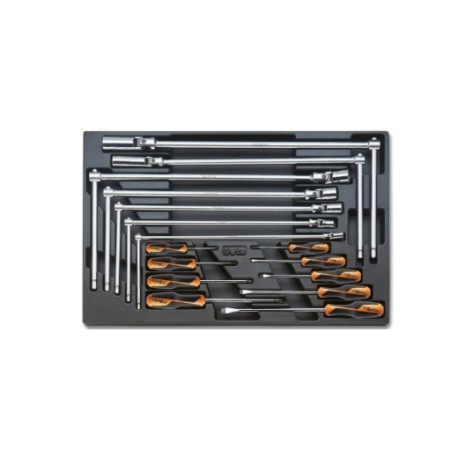 Termoformado rígido con llaves en T y destornilladores planos y Phill