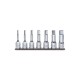 920ME/SB – Juego de 6 vasos de 1/2"" con punta Allen, en soporte – Be