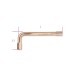 Llaves macho hexagonales acodadas, antichispa - Beta Tools