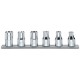920FTX/SB – Juego de 6 vasos de 1/2"" con punta Torx® en soporte – Be