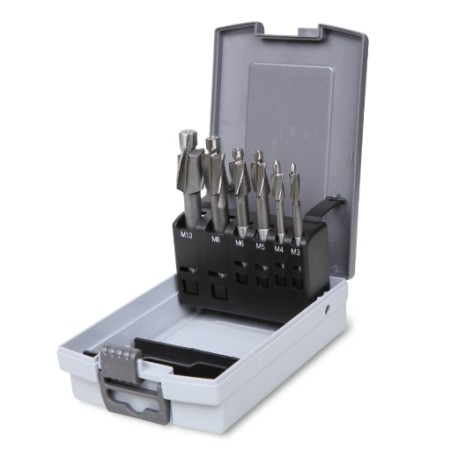 Juego de 6 avellanadores HSS con perno guía | Beta Tools