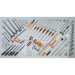 Surtido de 106 herramientas para maquinaria agrícola, de construcción