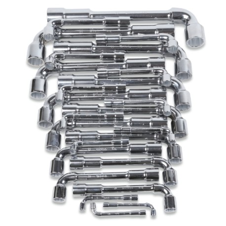Juego de 25 llaves de pipa dobles hexagonales  poligonales (art. 932) 932/S25