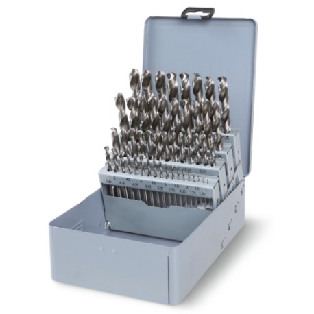 Juego de 25 brocas HSS helicoidales rectificadas | Beta Tools