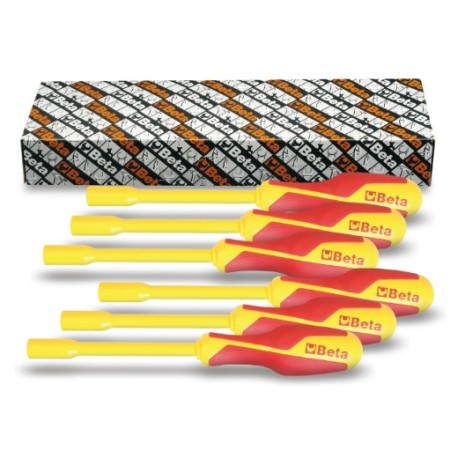 Juego de 6 Llaves de Vaso Hexagonales con Mango Aislado 1000V 943MQ/S