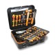 Maleta-trolley herramientas electrónica y electrotecnia – Plástico re