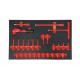 Herramientas aisladas para electrotecnia – Vasos y accesorios de 3/8"" MV108
