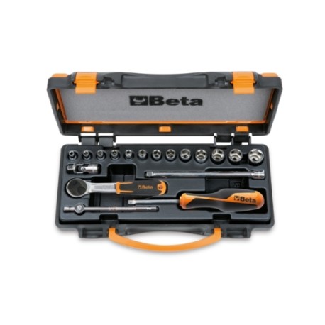 Surtido de 13 vasos hexagonales y 5 accesorios 900/C13-5 – Beta Tools