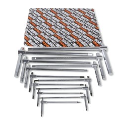 Surtido de 40 herramientas con ganchos sin panel 6600 M/592 – Beta To