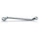 Llave de estrella acodada de dos bocas, cromada 90 - Beta Tools