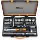Conjunto de 21 llaves de vaso y 6 accesorios – Beta Tools