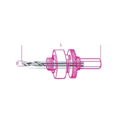 Brocas para mandriles de acero HSS para centrar mandriles 450AL/2 450PA/2