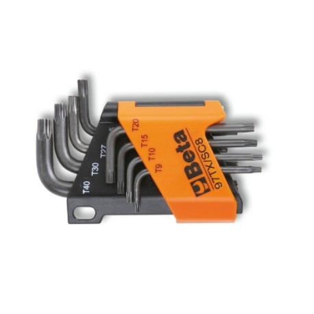 Juego de 8 llaves Torx acodadas 97TX/SC8 de Beta Tools