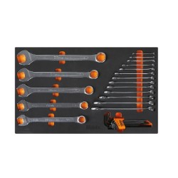 Llaves combinadas y llaves Allen acodadas, en pulgadas  M32 MV31