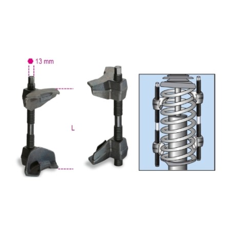 Pareja de Compresor para Muelles de Amortiguadores – Herramienta de S