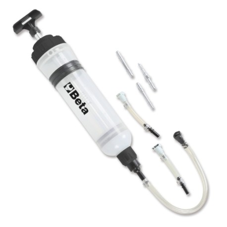 Jeringa para gasoil de 1,5 l con conexiones rápidas