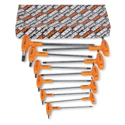 Juego de llaves Allen acodadas con mango en T 96T/S de Beta Tools