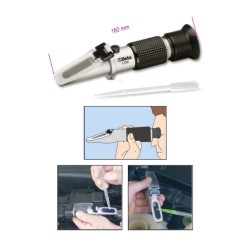 Analizador óptico para líquidos de vehículos con estuche rígido