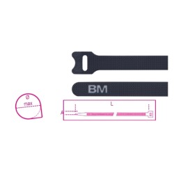 Bridas de velcro con apertura de tirón 1748-NV – Beta Tools