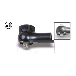 Carraca reversible Beta para barras dinamométricas 604B