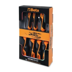 Juego de 7 destornilladores Torx® de colores, BetaGrip, modelo 1267MC