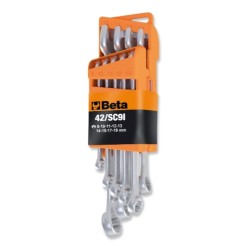 Juego de 9 llaves combinadas 42/SC9I-E con soporte compacto - Beta To
