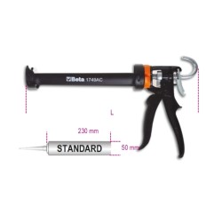 Pistola para adhesivos químicos de alto empuje