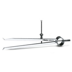 Compás de precisión de interior con puntas de acero templado