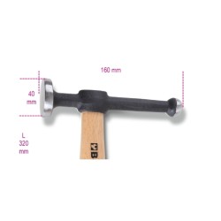 Martillo de aplanar de cabeza plana y peña esférica – Beta