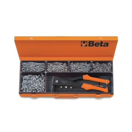 Remachadora 1741 con surtido de 700 remaches de aluminio