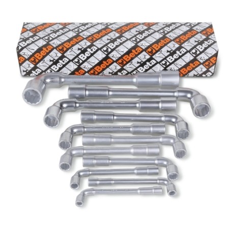 Juego de Llaves de Vaso Doble Hexagonales/Poligonales Acodadas 937/S 