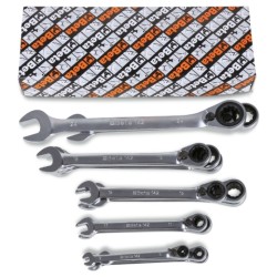 Juego de 12 llaves combinadas rectas con carraca - Beta Tools 142/S