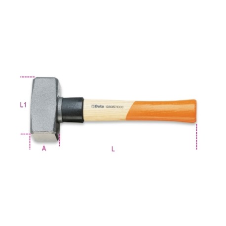 Maceta con Collar Salva Mango, Mango de Madera – 1380S