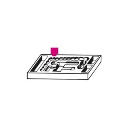 Termoformado rígido vacío para vasos y accesorios de 1/2\""";