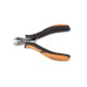Alicate de corte diagonal raso y pelacables, con mangos en bimaterial