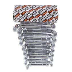 Juego de 17 llaves de pipa dobles hexagonales  poligonales (art. 932) 932/S17