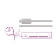 Bridas de nailon con placa longitudinal 13x27 mm 1748-BT2 – Beta Tool