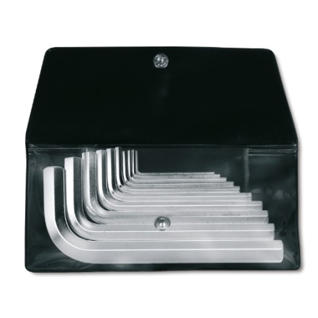 Juego de 6 llaves Allen acodadas cromadas - Beta Tools