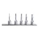Juego de 4 vasos de 3/8"" con punta Phillips®, en soporte";