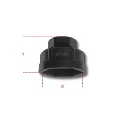 Vaso Hexagonal para Cartuchos de Filtros de Aceite