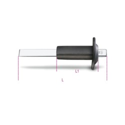 1342PM - Cortafrio Extraplano de Corte Recto con Mango