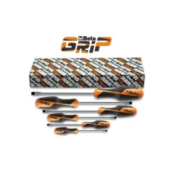 Juego de 6 destornilladores planos, BetaGrip – Beta