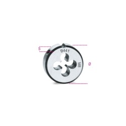 Terrajas paso fino, roscado métrico de acero al cromo - Beta Tools