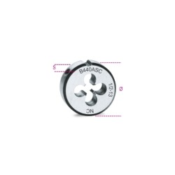 Terrajas, paso grueso, roscado UNC de acero al cromo - Beta Tools