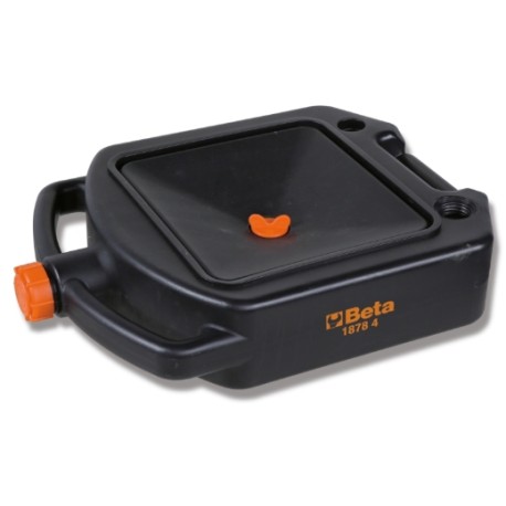 Cubeta portátil para recuperación de líquidos 4 L – Especial para mot
