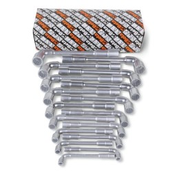 Juego de Llaves de Vaso Doble Hexagonales/Poligonales Acodadas 937/S 