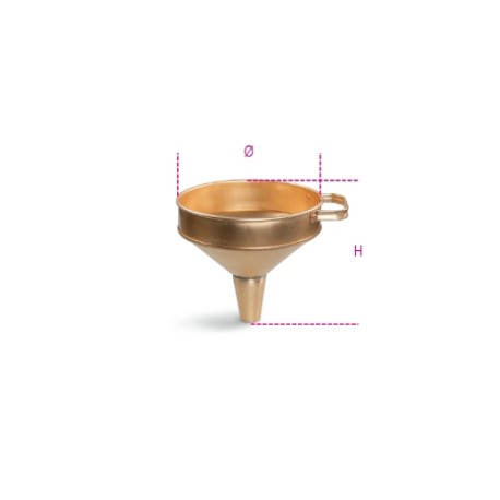 Embudo antichispa para líquidos inflamables