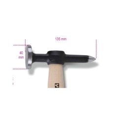 Martillo de aplanar de cabeza plana y peña en punta – Beta