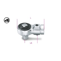 Carraca simple Beta para barra dinamométrica