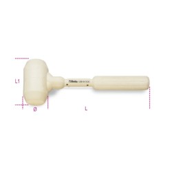 Maza para Alicatar Completamente Forrada en Caucho – 1391A